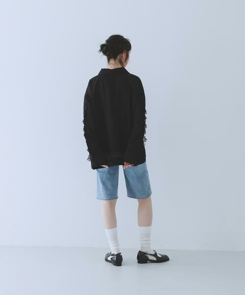 KBF / ケービーエフ シャツ・ブラウス | ヴィンテージライクレースシャツ | 詳細25