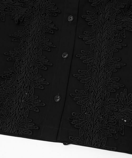 KBF / ケービーエフ シャツ・ブラウス | ヴィンテージライクレースシャツ | 詳細27