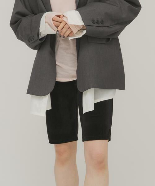 KBF / ケービーエフ ショート・ハーフ・半端丈パンツ | ベロアサイクルパンツ | 詳細1