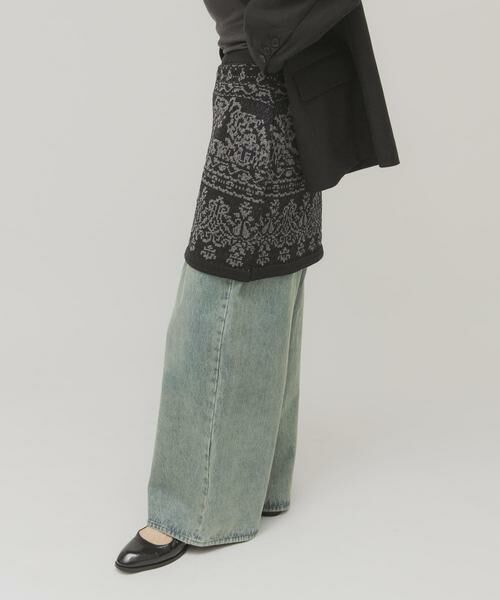 KBF / ケービーエフ スカート | ジャガードニットスカート | 詳細4