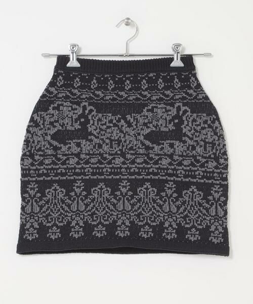 KBF / ケービーエフ スカート | ジャガードニットスカート | 詳細7