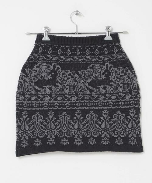 KBF / ケービーエフ スカート | ジャガードニットスカート | 詳細9
