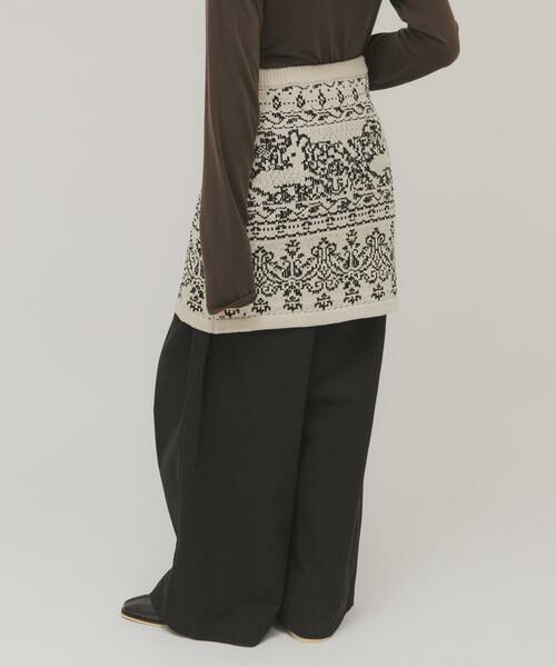 KBF / ケービーエフ スカート | ジャガードニットスカート | 詳細18