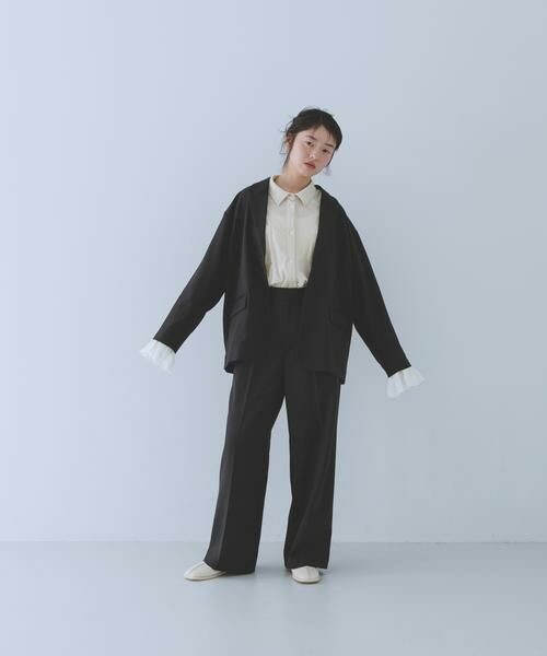 KBF / ケービーエフ その他アウター | フリルスリーブテーラードジャケット | 詳細3