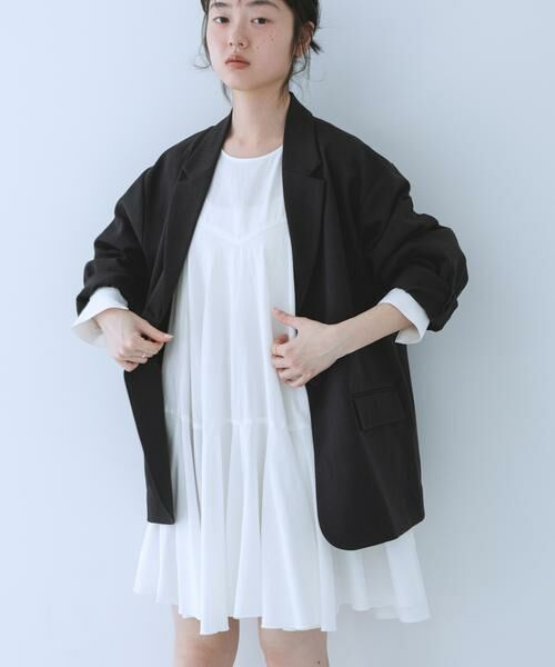 KBF / ケービーエフ その他アウター | フリルスリーブテーラードジャケット | 詳細5