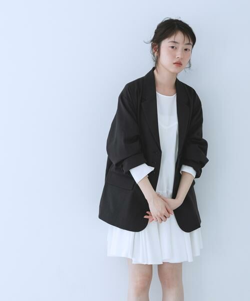 KBF / ケービーエフ その他アウター | フリルスリーブテーラードジャケット | 詳細6