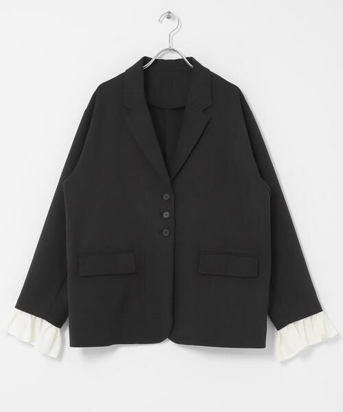 KBF / ケービーエフ その他アウター | フリルスリーブテーラードジャケット | 詳細7