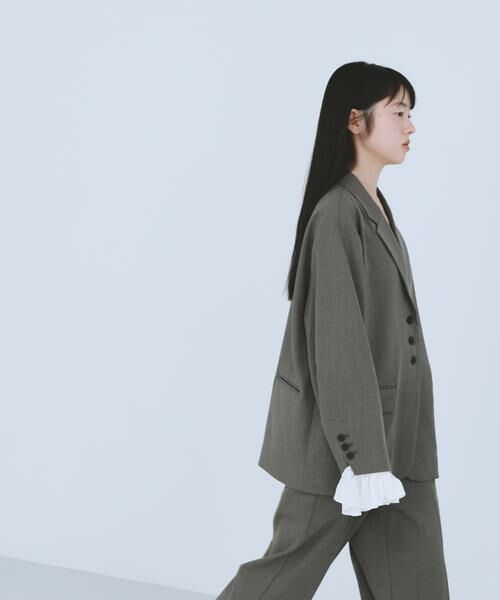 KBF / ケービーエフ その他アウター | フリルスリーブテーラードジャケット | 詳細12