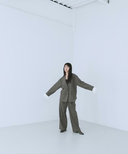 KBF / ケービーエフ その他アウター | フリルスリーブテーラードジャケット | 詳細15