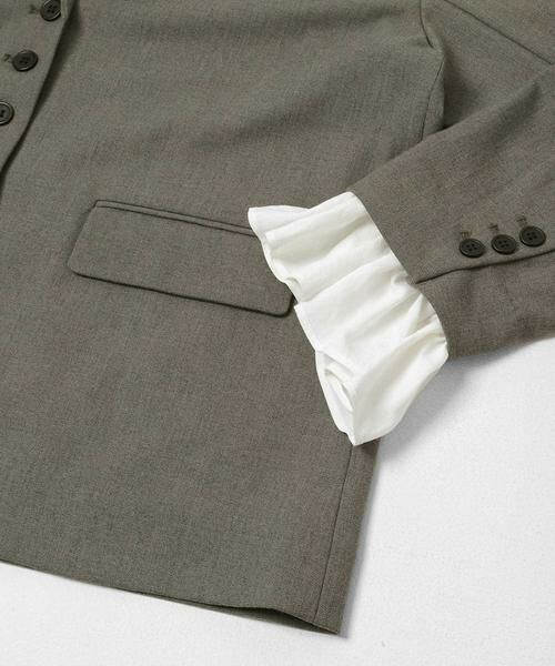 KBF / ケービーエフ その他アウター | フリルスリーブテーラードジャケット | 詳細18