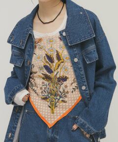 KBF / ケービーエフ バンダナ・スカーフ | ヴィンテージフラワースカーフ
