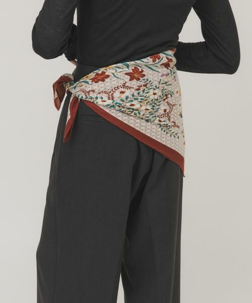 KBF / ケービーエフ バンダナ・スカーフ | ヴィンテージフラワースカーフ | 詳細4