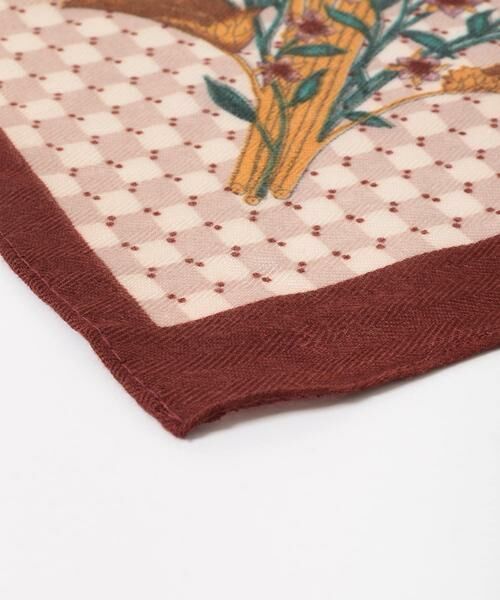 KBF / ケービーエフ バンダナ・スカーフ | ヴィンテージフラワースカーフ | 詳細7