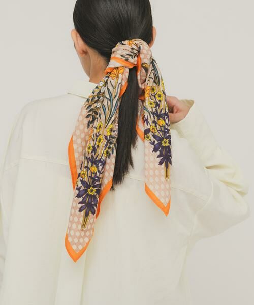 KBF / ケービーエフ バンダナ・スカーフ | ヴィンテージフラワースカーフ | 詳細11