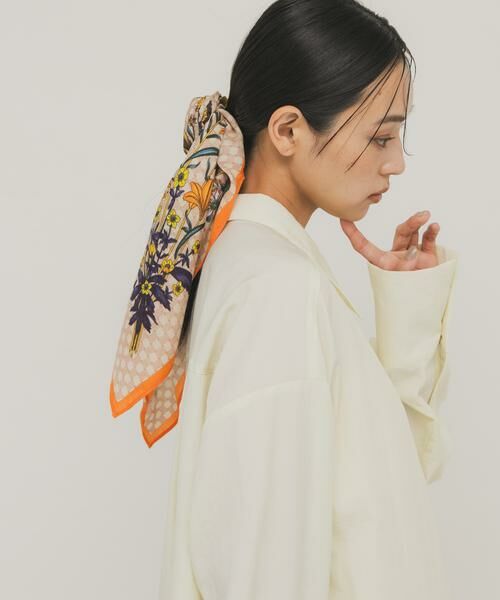 KBF / ケービーエフ バンダナ・スカーフ | ヴィンテージフラワースカーフ | 詳細13