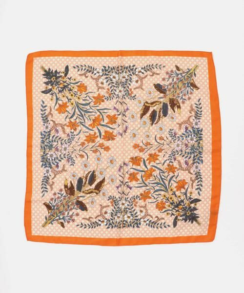 KBF / ケービーエフ バンダナ・スカーフ | ヴィンテージフラワースカーフ | 詳細15
