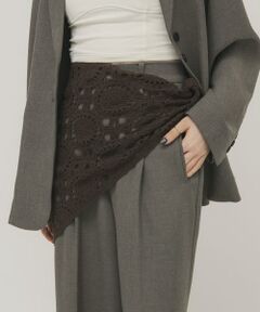 KBF / ケービーエフ バンダナ・スカーフ | トライアングルクロシェスカーフ