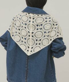 KBF / ケービーエフ バンダナ・スカーフ | トライアングルクロシェスカーフ