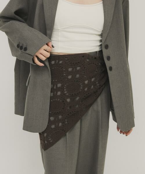 KBF / ケービーエフ バンダナ・スカーフ | トライアングルクロシェスカーフ | 詳細1