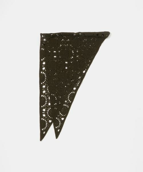 KBF / ケービーエフ バンダナ・スカーフ | トライアングルクロシェスカーフ | 詳細5