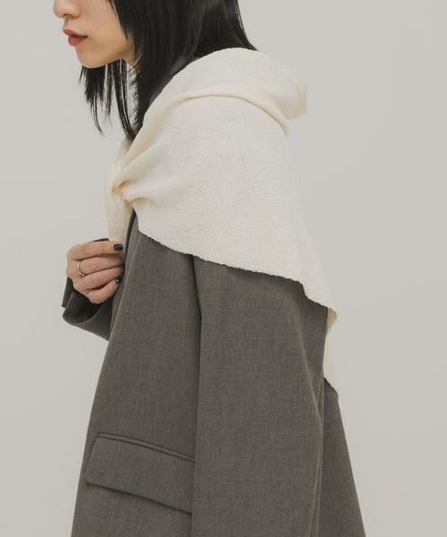 KBF / ケービーエフ バンダナ・スカーフ | ミニブークレトライアングルスカーフ | 詳細1