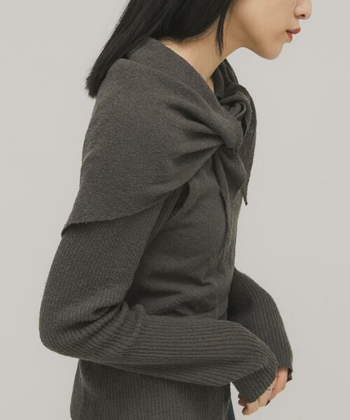 KBF / ケービーエフ バンダナ・スカーフ | ミニブークレトライアングルスカーフ | 詳細14