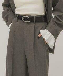 KBF / ケービーエフ ベルト・サスペンダー | バックルデザインレザーベルト