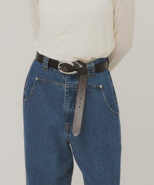 KBF / ケービーエフ ベルト・サスペンダー | バックルデザインレザーベルト | 詳細1