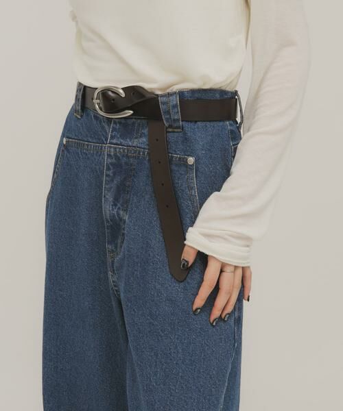 KBF / ケービーエフ ベルト・サスペンダー | バックルデザインレザーベルト | 詳細2