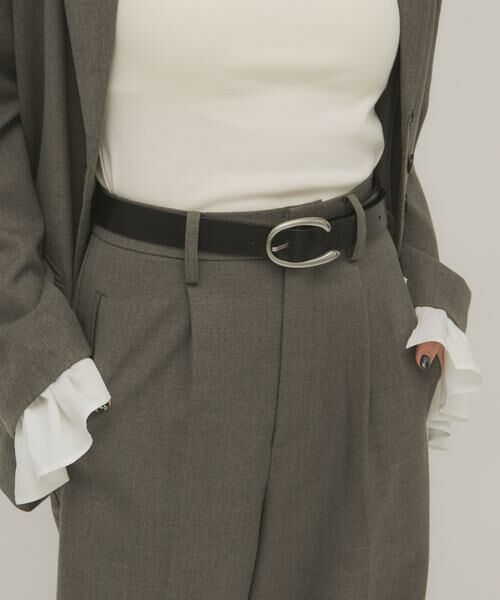 KBF / ケービーエフ ベルト・サスペンダー | バックルデザインレザーベルト | 詳細8