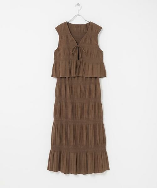 KBF / ケービーエフ セットアップ | マジョリカプリーツベストSETスカート | 詳細16