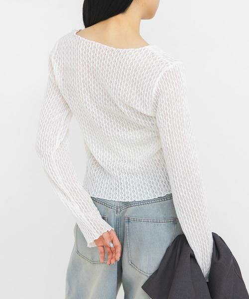 KBF / ケービーエフ Tシャツ | フロントオープンアイレットカットソー | 詳細14