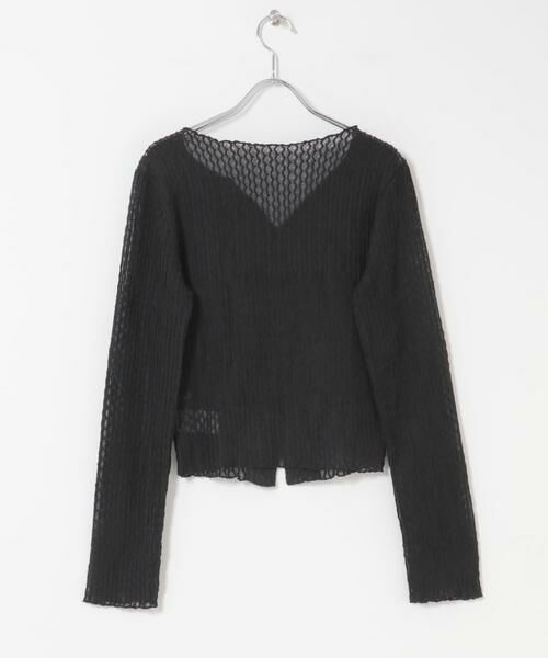 KBF / ケービーエフ Tシャツ | フロントオープンアイレットカットソー | 詳細28