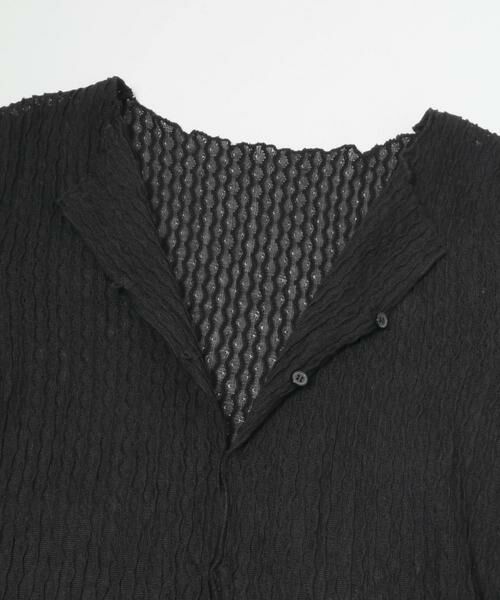 KBF / ケービーエフ Tシャツ | フロントオープンアイレットカットソー | 詳細27