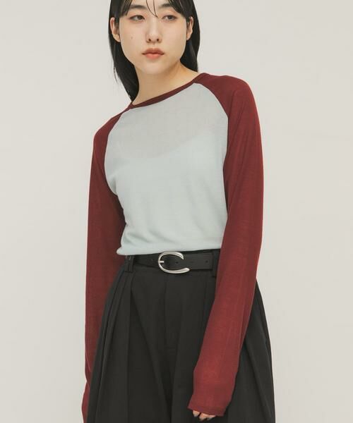 KBF / ケービーエフ Tシャツ | シアーラグランTEE | 詳細1