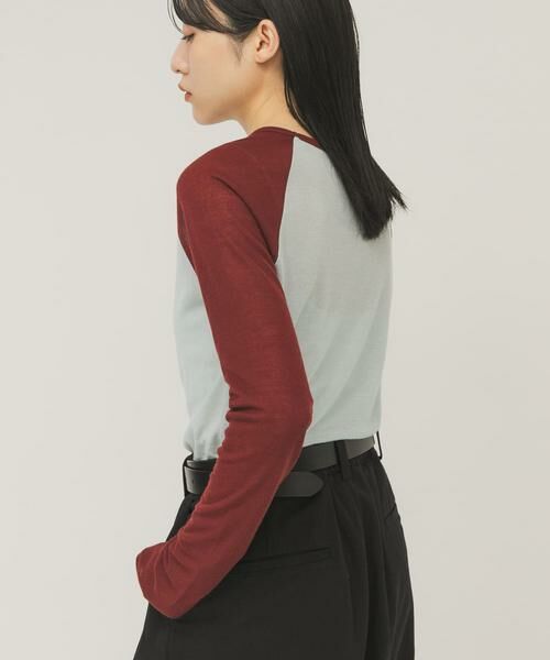 KBF / ケービーエフ Tシャツ | シアーラグランTEE | 詳細2