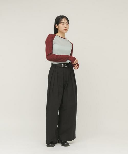 KBF / ケービーエフ Tシャツ | シアーラグランTEE | 詳細5