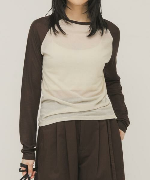 KBF / ケービーエフ Tシャツ | シアーラグランTEE | 詳細13