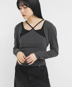 KBF / ケービーエフ キャミソール・チューブトップ | ボレロSETデザイントップス