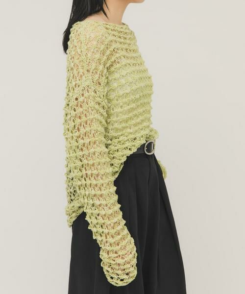 KBF / ケービーエフ ニット・セーター | クロシェルーズニット | 詳細2