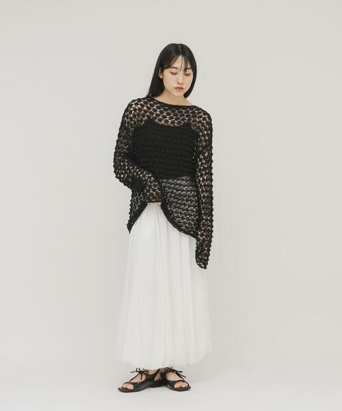 KBF / ケービーエフ ニット・セーター | クロシェルーズニット | 詳細21