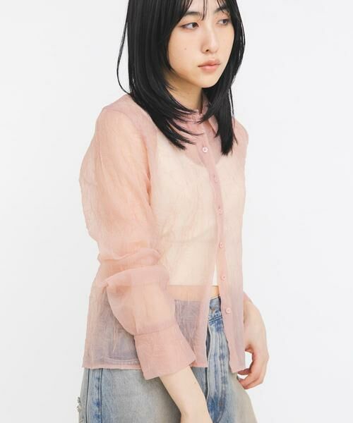 KBF / ケービーエフ シャツ・ブラウス | ワッシャーシアーシャツ | 詳細2