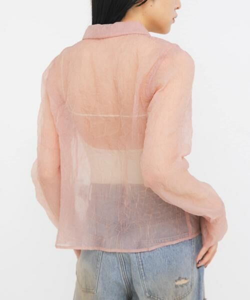 KBF / ケービーエフ シャツ・ブラウス | ワッシャーシアーシャツ | 詳細4