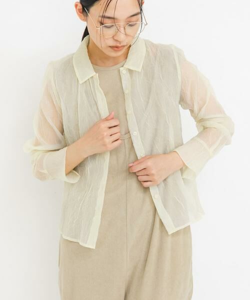KBF / ケービーエフ シャツ・ブラウス | ワッシャーシアーシャツ | 詳細16