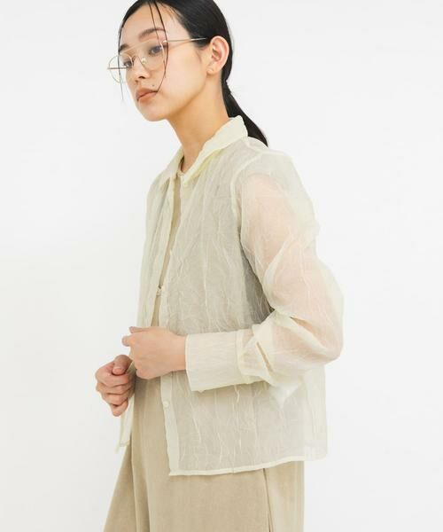 KBF / ケービーエフ シャツ・ブラウス | ワッシャーシアーシャツ | 詳細17