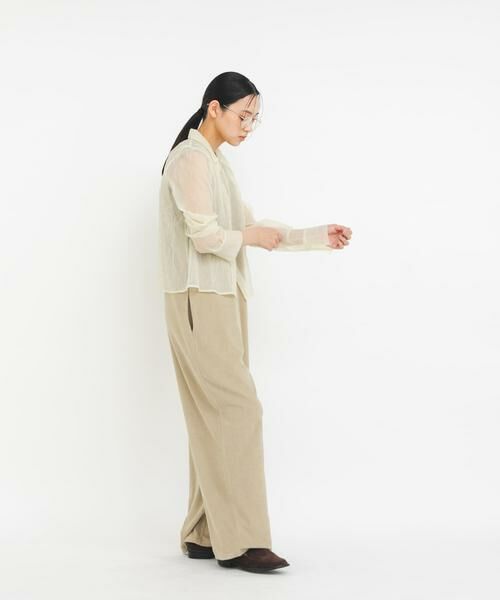 KBF / ケービーエフ シャツ・ブラウス | ワッシャーシアーシャツ | 詳細20