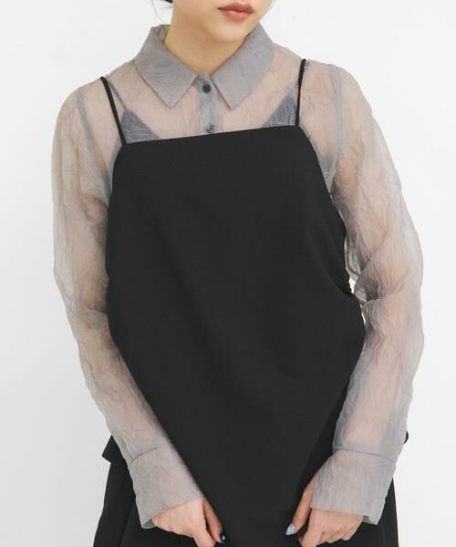 KBF / ケービーエフ シャツ・ブラウス | ワッシャーシアーシャツ | 詳細24