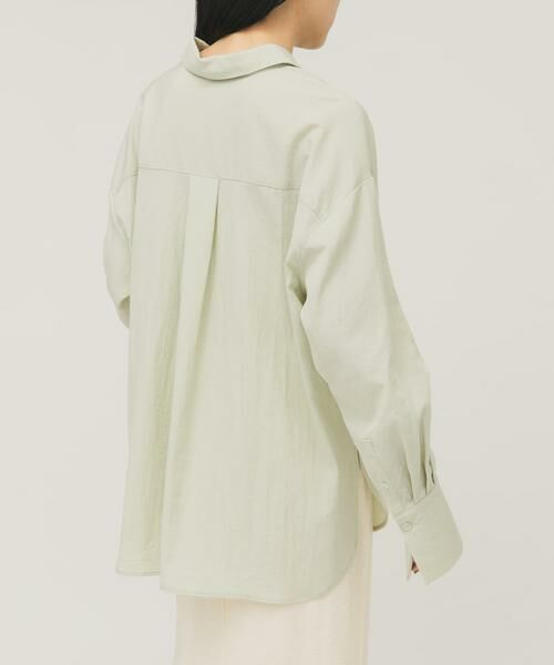 KBF / ケービーエフ シャツ・ブラウス | オーバーサイズミニマルシャツ | 詳細2