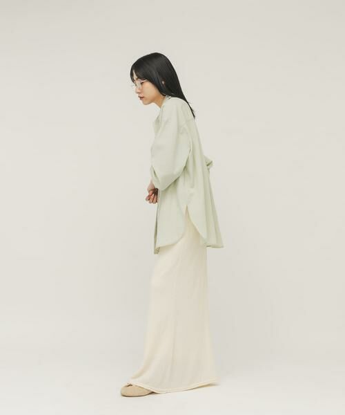 KBF / ケービーエフ シャツ・ブラウス | オーバーサイズミニマルシャツ | 詳細5