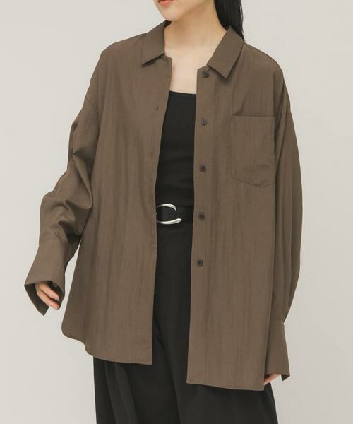 KBF / ケービーエフ シャツ・ブラウス | オーバーサイズミニマルシャツ | 詳細16